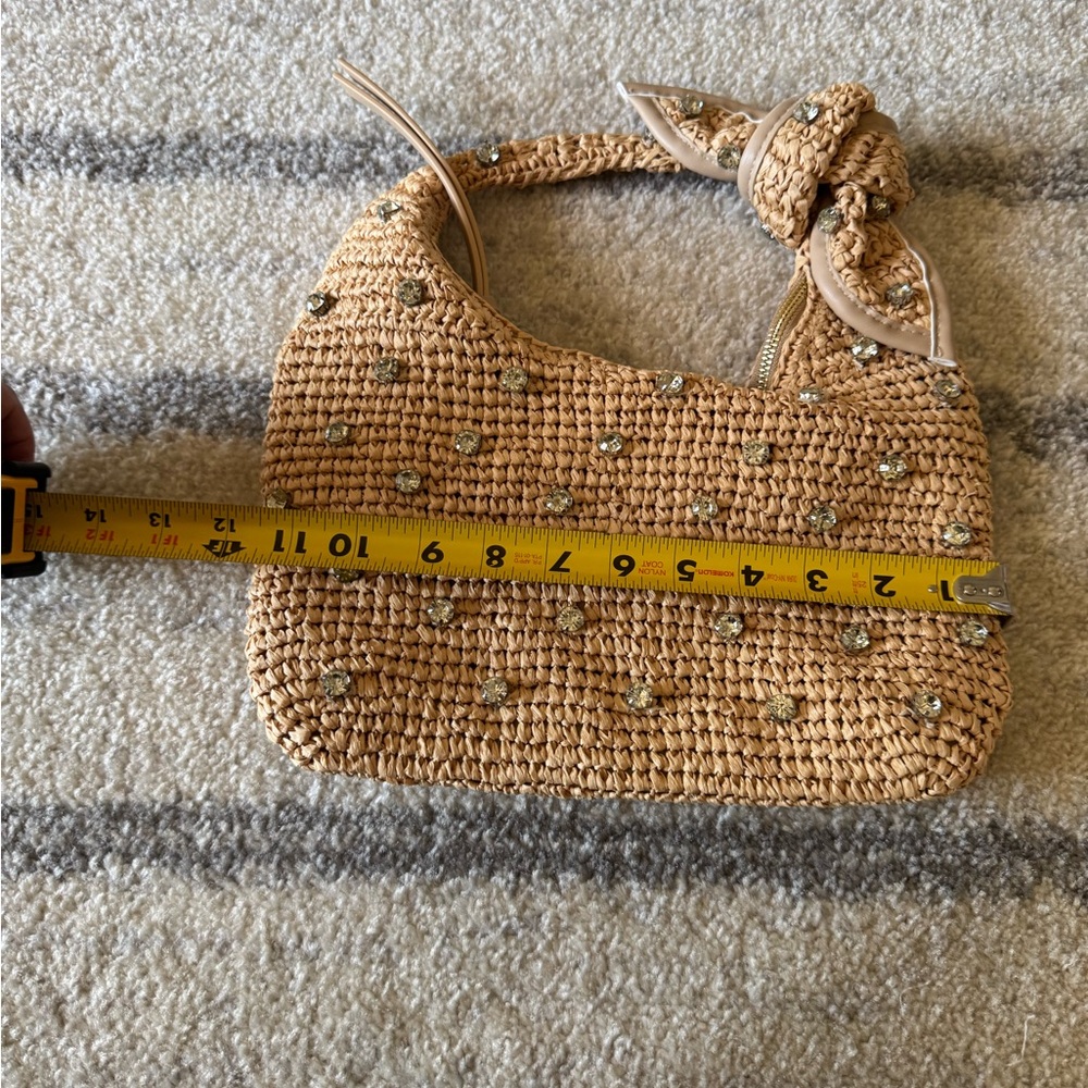 Urban Expressions Tan Woven Shoulder Bag - Picture 8 of 8